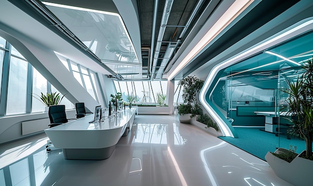 Futuristic Office Architecture