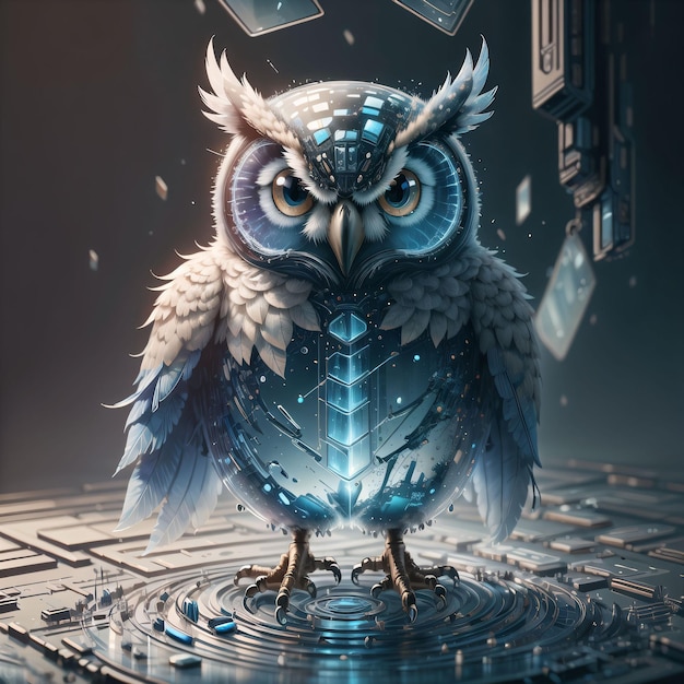 futuristic owl