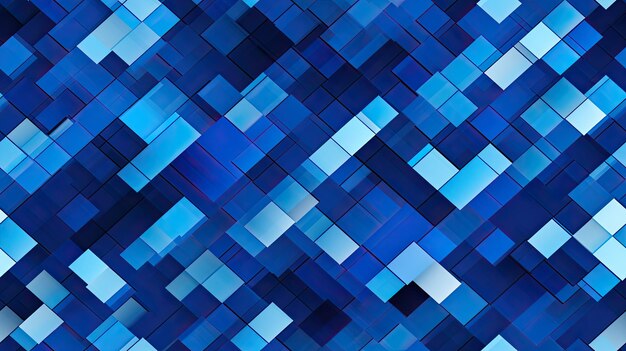 Photo futuristic patterns contemporary blue pixel pattern