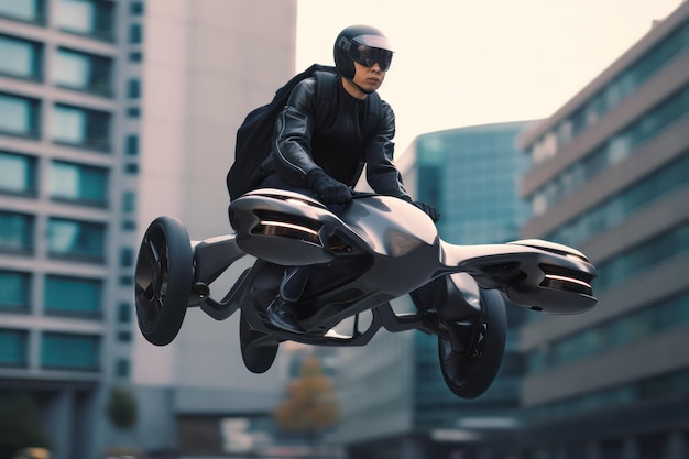 Futuristic Personal Vehicles Taking Flight Redefining the Future of Urban Travel