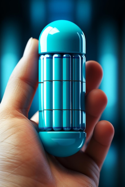 futuristic pills HD 8K wallpaper Stock Photographic Image