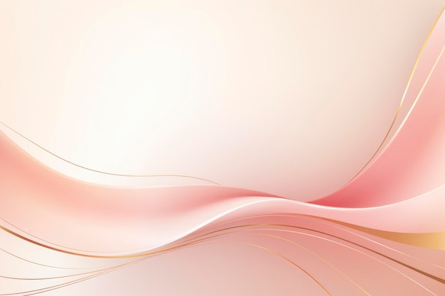 futuristic pink and gold color flowing waving background wallpaper