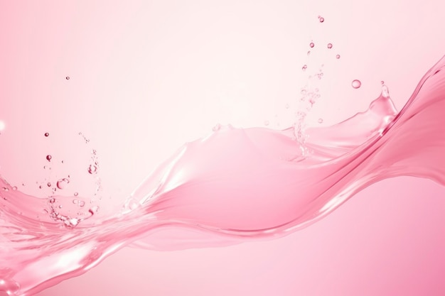 Futuristic pink wavy smooth flowing hd wallpaper background