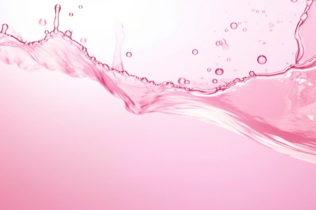 Futuristic pink wavy smooth flowing hd wallpaper background