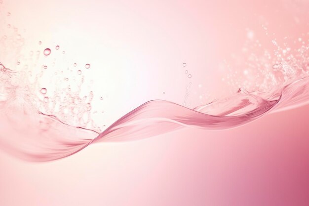 未来的なピンクの波状の滑らかな流れる HD の壁紙の背景