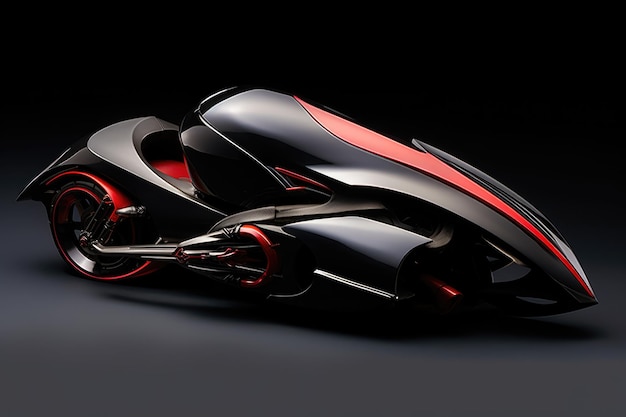 futuristic pulse jet flying superbike