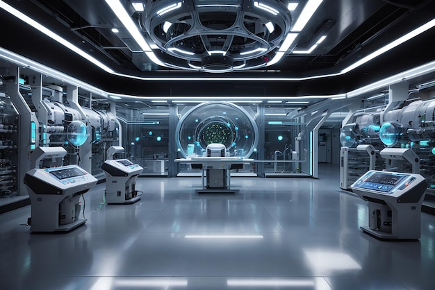 Futuristic Quantum Communication Lab