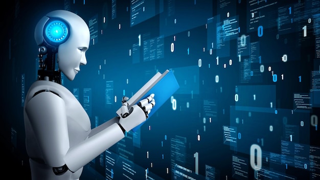 未来のロボット 人工知能 ヒューミノイド AI プログラミング コード