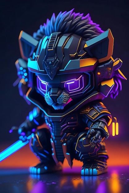 futuristic samurai