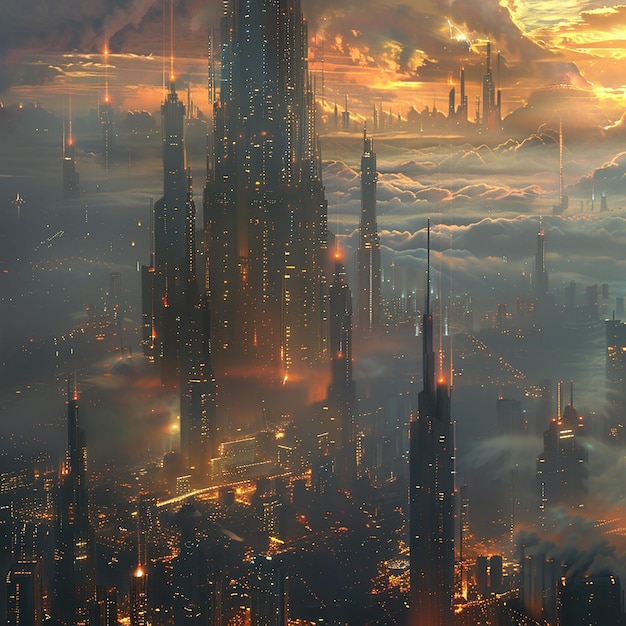 Futuristic SciFi Cityscapes