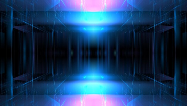 Futuristic showcase neon color light podium stage abstract
blurred glass transparent background showcase scene shop futuristic
modern fantasy black showcase corridor 3d render