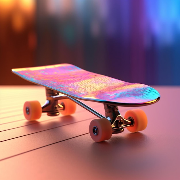 futuristic skateboard