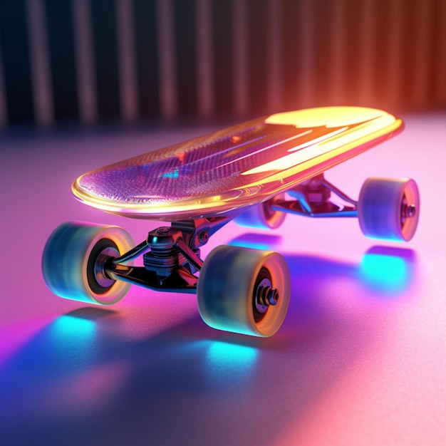 futuristic skateboard