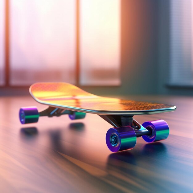 futuristic skateboard