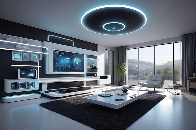 Futuristic Smart Home Concept