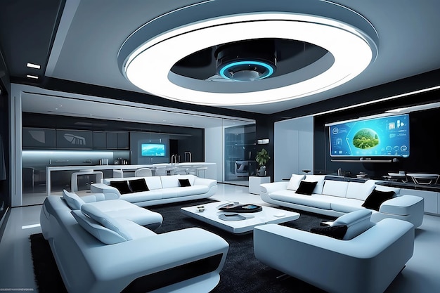 Futuristic Smart Home Concept