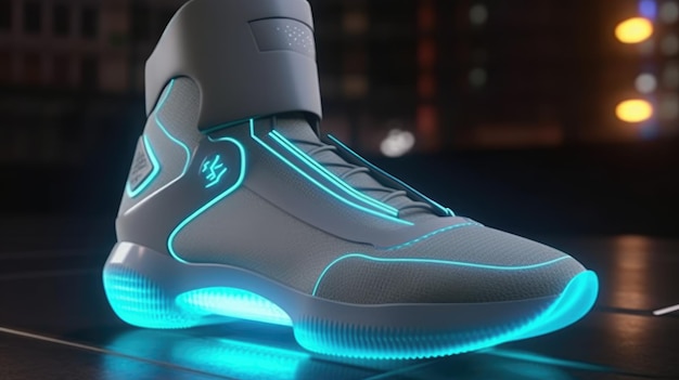 Photo futuristic sneakers