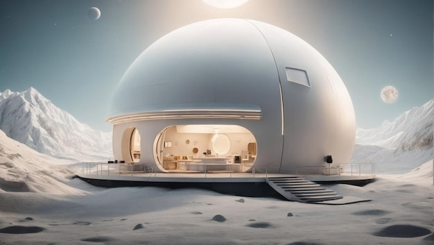 futuristic space design