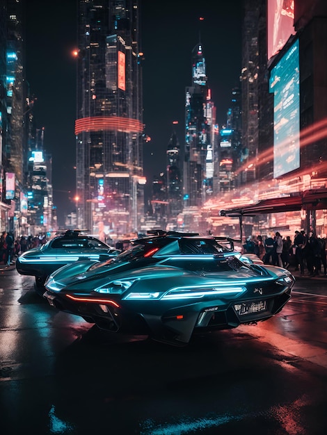 Photo futuristic style car