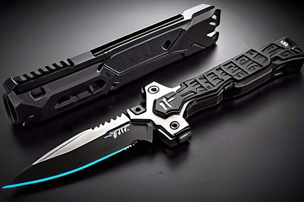 Futuristic Tactical OTF Knife