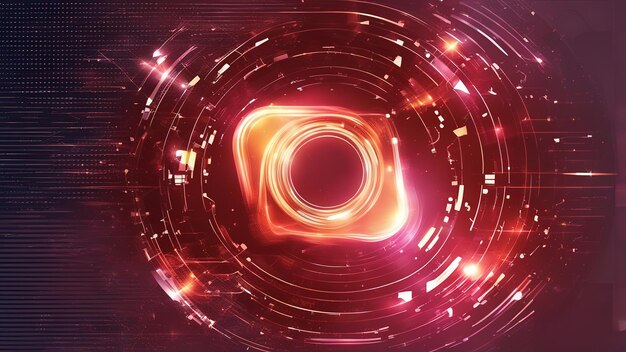 Futuristic technology abstract background with lines for network big data data center server internet speed Abstract neon lights into digital technology tunnel 3D render