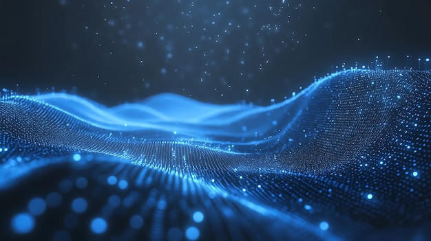 futuristic technology abstract digital interfaces data networks and ai conceptual art