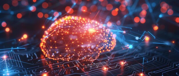 Futuristic Technology Concept Advanced Machine Learning Algorithms in ...