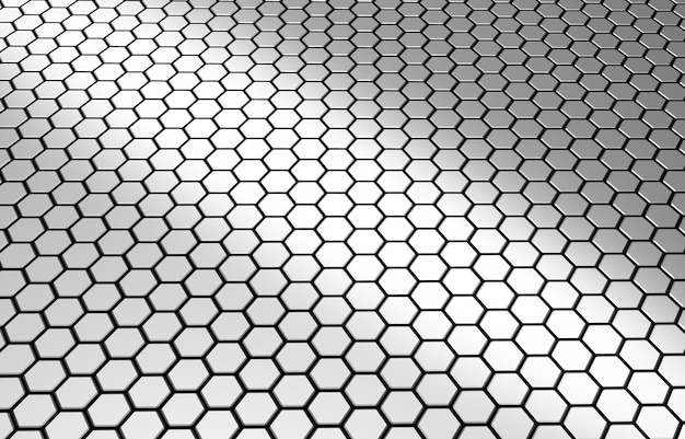 Futuristic technology hexagon texture Honeycomb mosaic glossy surface