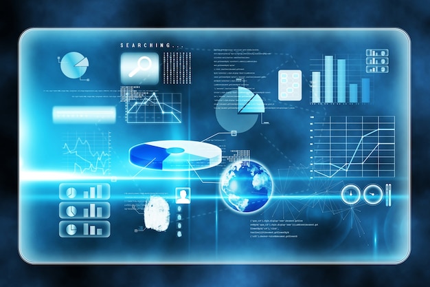 futuristic technology interface