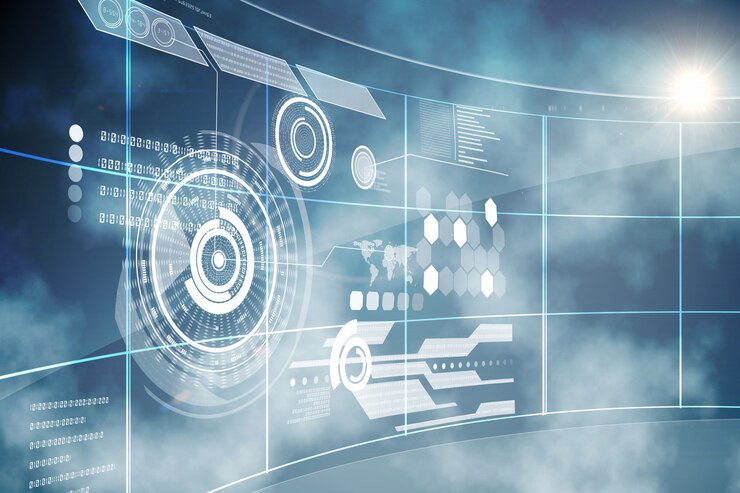 Photo futuristic technology interface