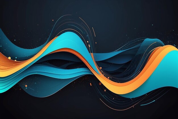 Futuristic Technology Style Motion Vector Illustration