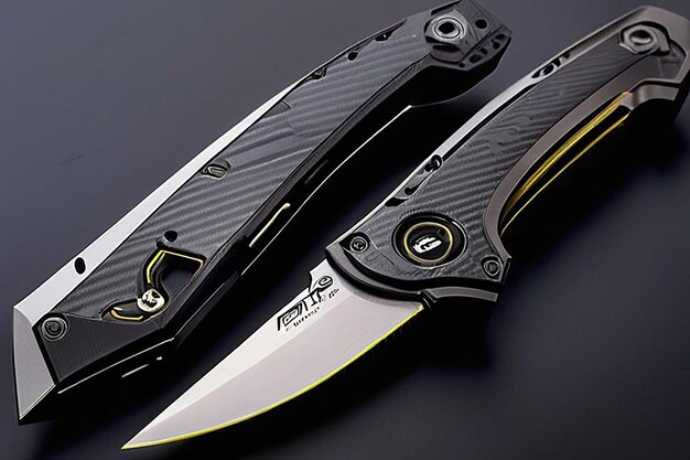 Futuristic Titanium Utility Knife