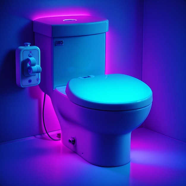 Photo futuristic toilet design