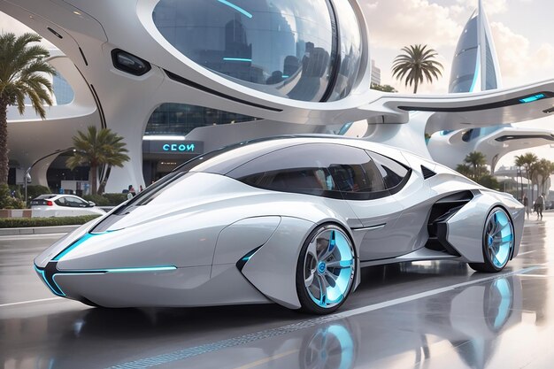 futuristic transportation concepts for Neom City Design saudi ground airbased pool water party