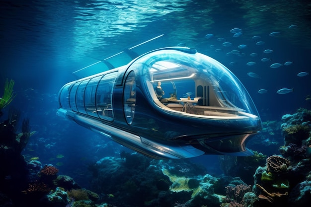 Futuristic underwater transportation systems future