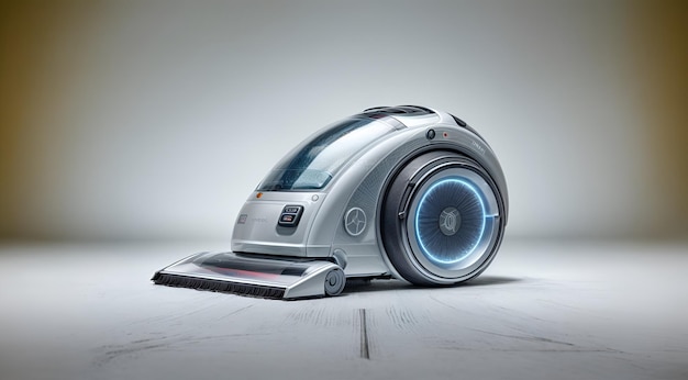 Photo a futuristic vacuum cleaner