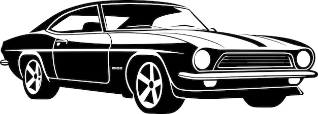 Photo futuristic vision in black vector illustration of an innovative automotive marvel sleek profile in v