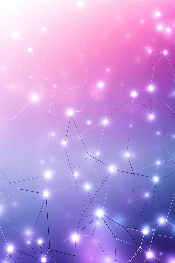 Photo futuristic wavy web connection nodes background wallpaper