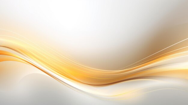 Futuristic white and gold color flowing waving background HD wallpaper