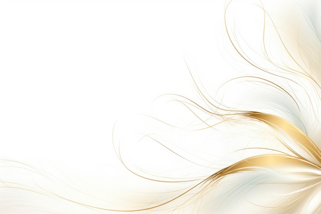 futuristic white and gold color flowing waving background wallpaper