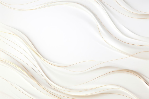 futuristic white and gold color flowing waving background wallpaper