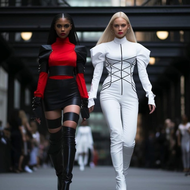 Futuristic women fashion