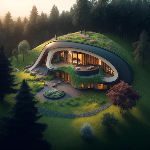 Futuristisch ecologisch huis Thuis 1