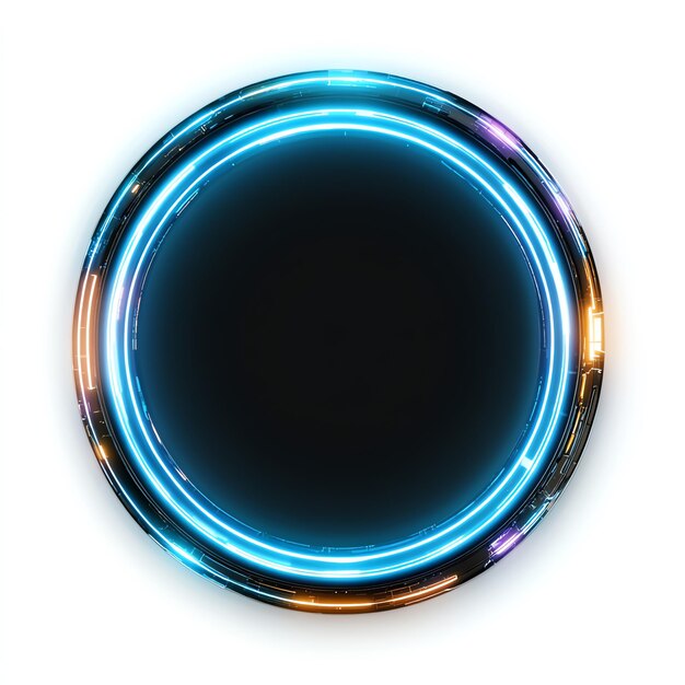 Futuristisch gloeiend frame