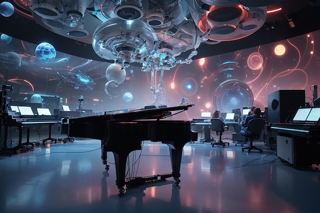 Futuristisch Quantum Cosmic Film Score Lab