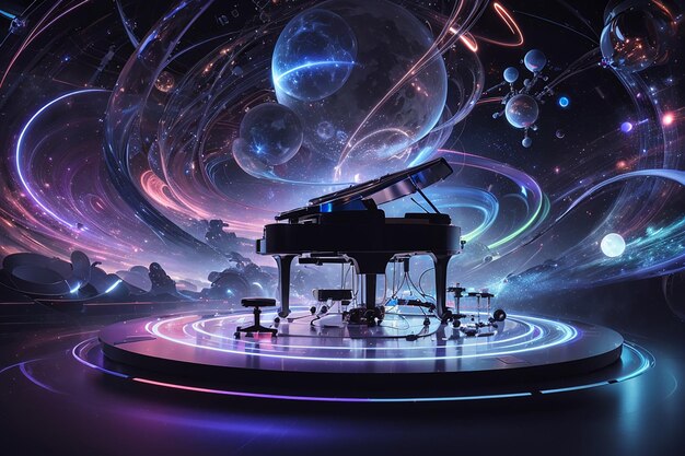 Futuristisch Quantum Space Symphonic Lab