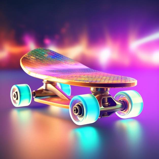 futuristisch skateboard