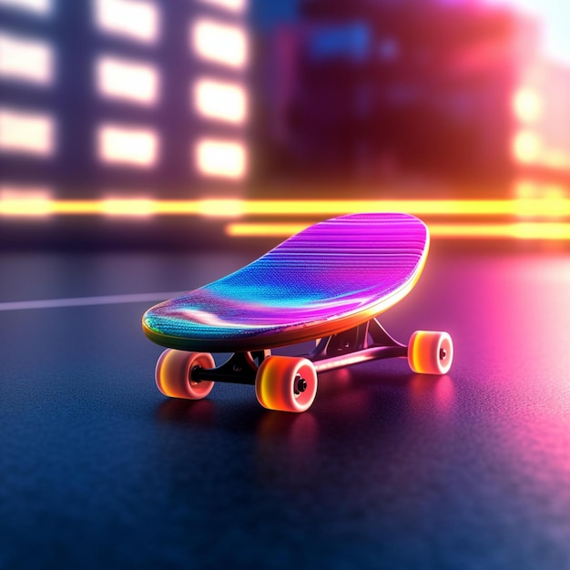 futuristisch skateboard