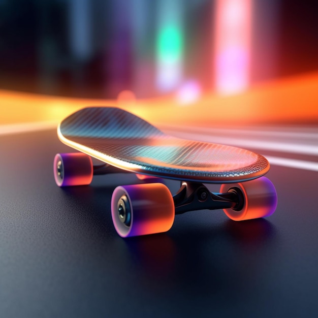 futuristisch skateboard