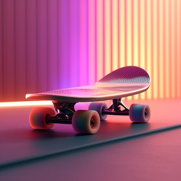 futuristisch skateboard